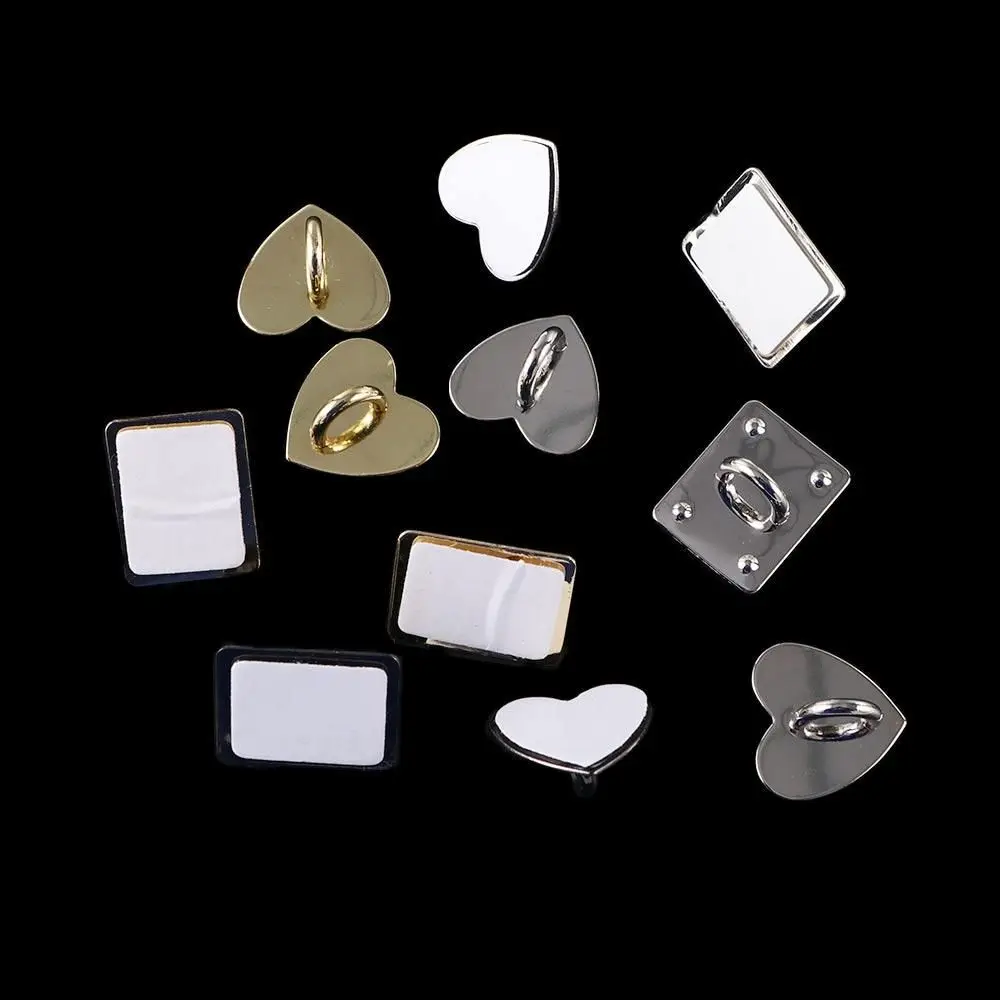 Decoration Phone Grip Holder Mobile Phone Shell Sticker Name Bar Hanger KPOP Keychain Hooks KPOP Clasps Hooks DIY Hanging Hooks