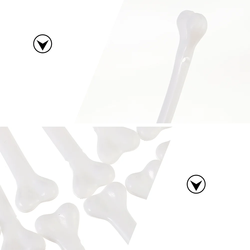 Botversiering Set 36 Stuks Lichtgewicht Plastic Botten Halloween Party Decoratie DIY Ketting Ambachtelijke Spookhuis Thema Rekwisieten