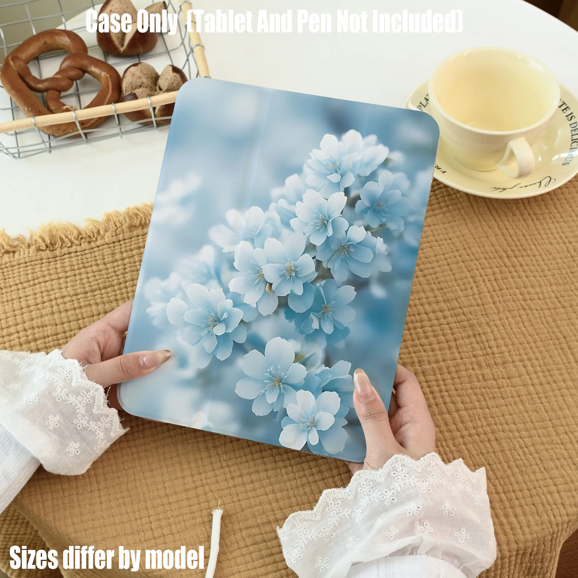 Slim Fit Premium TPU Tablet Cover, Shockproof Durable Lightweight Protective Case for iPad Samsung Huawei Honor Redmi Xiaomi