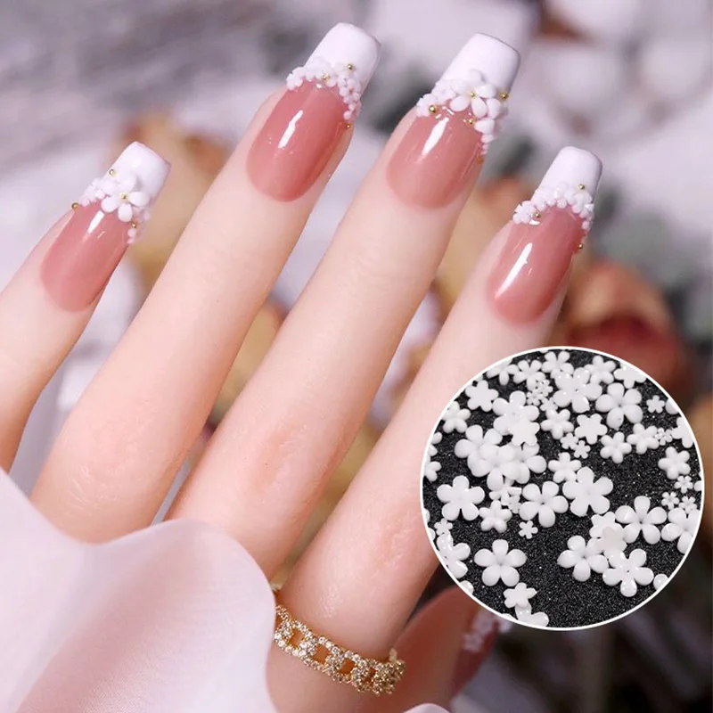 4.5g Resina Flores Manicure Encantos Arte Decoração Jóias Metal Beads DIY Beleza Make-ap E Nail Enhancement Ferramenta Accessorie