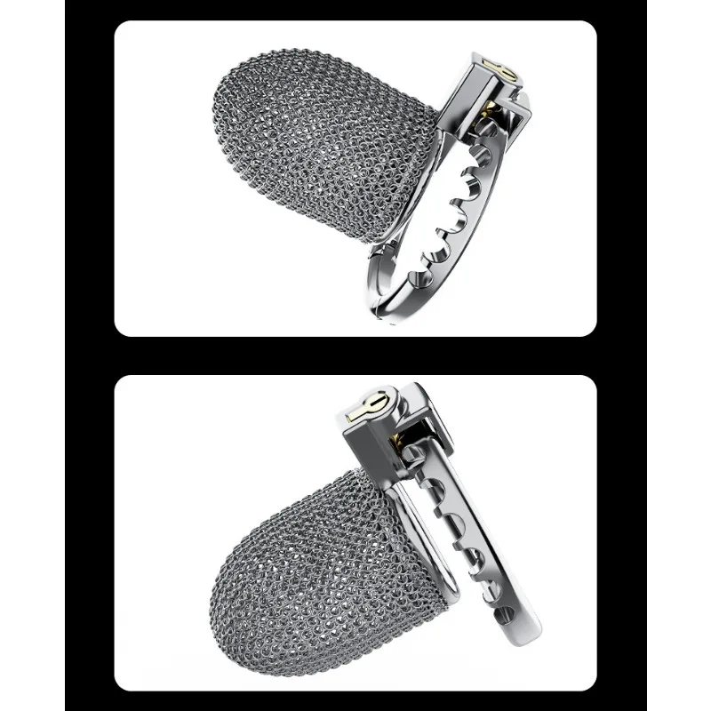 Gaiola de castidade masculina ajustável, aço inoxidável, bloqueio oculto, brinquedos adultos, novidade, anel peniano masculino, bondage, prazer alternativo, bdsm