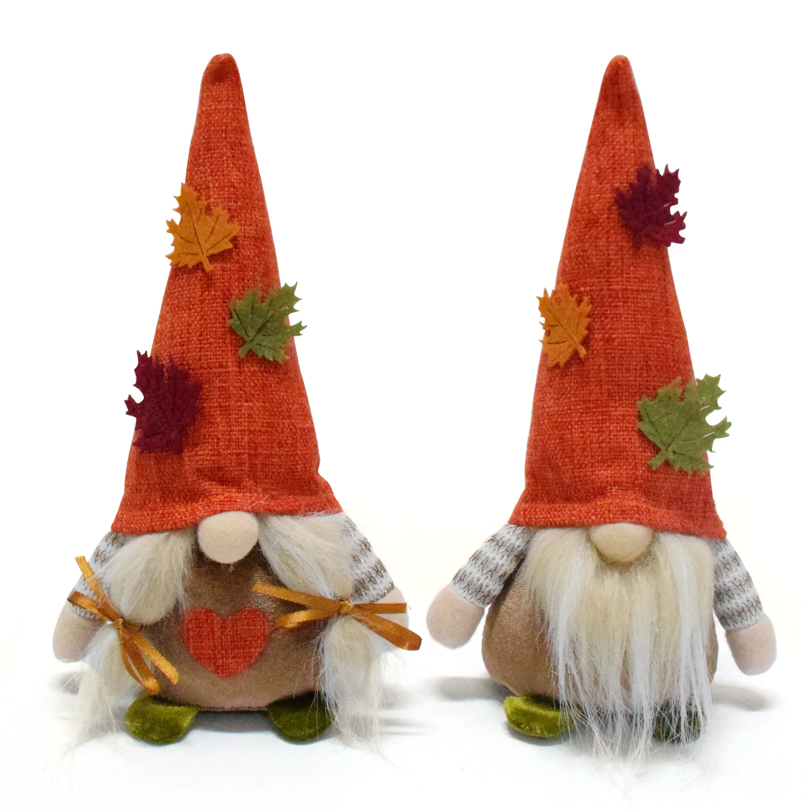 New Thanksgiving Autumn goblin doll toy ornament Maple Leaf Faceless Doll Rudolf Dwarf Dolls