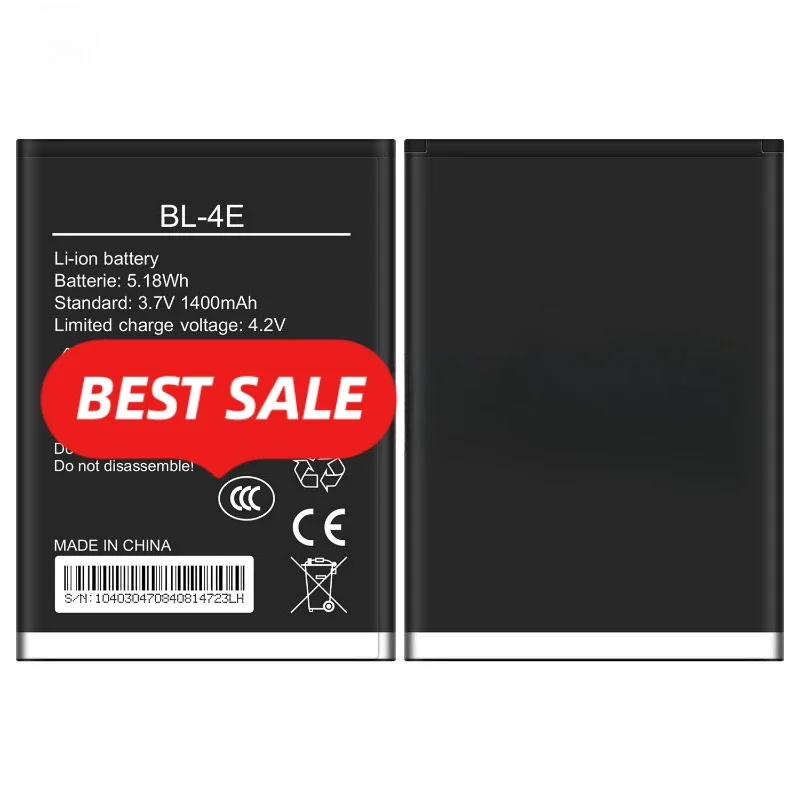 BL-4E for Tecno M3/P3/F5/S30 Mobile Phone Battery High Quality High Capacity Battery Replacement Bateria Grade A Cell with Tools