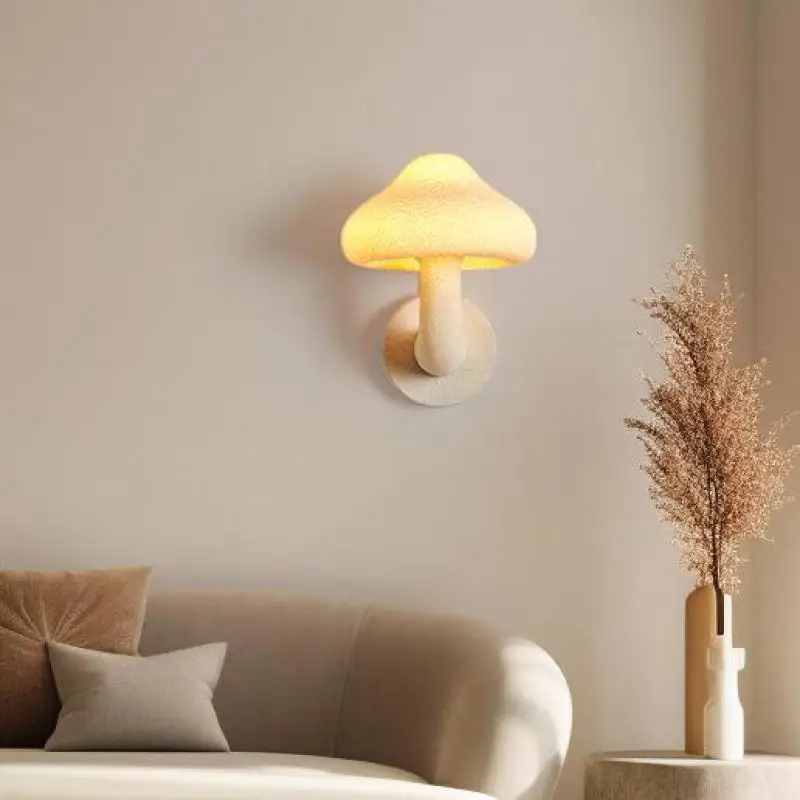 Kid's LED Mushroom Wall Light children's room Hotel bedside night light Aisle Balcony porch stairwell hallway deco wall fixtures