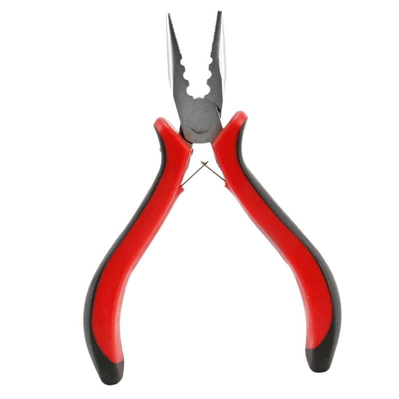 1 Pack 45 Steel Jewelry Bead Crimper Tools Crimping Press Plier For Jewelry Making Red