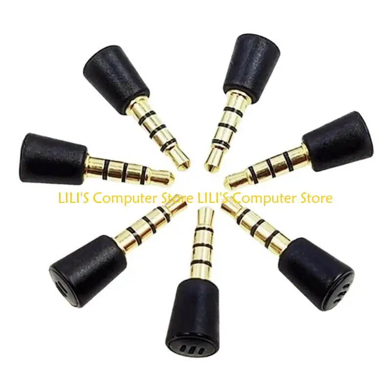 A52B Mini Microphone 3.5mm Plug Recorder for Gamepad Laptop PC Sound Card Game