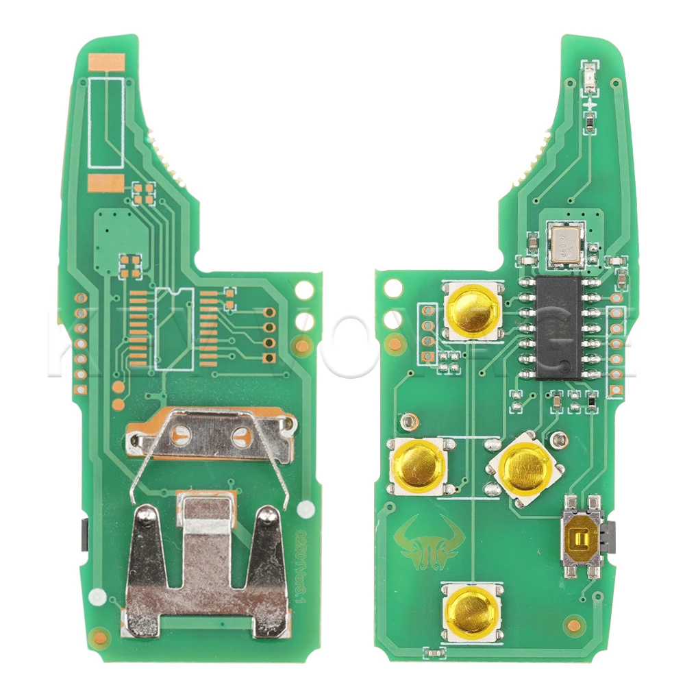 KV 5B مفتاح السيارة عن بعد 5K0837202AD 561837202D/A 433MHZ 48CHIP لـ V-olkswagen Beetle CC EOS Golf GTI Jetta Passat Multivan Sharan