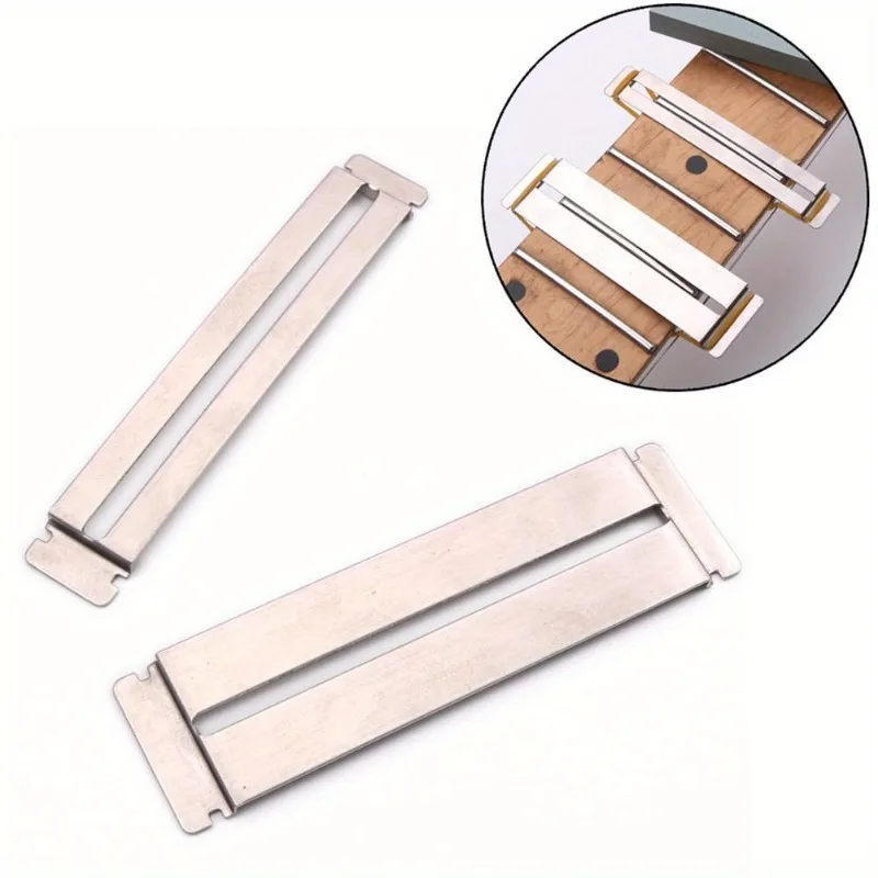 2pcs Guitar Fret Wire Sanding Stone Protector Kit Finger Plate Radian Polishing DIY Luthier Tool Guitar Bass Part & Accessories view 3