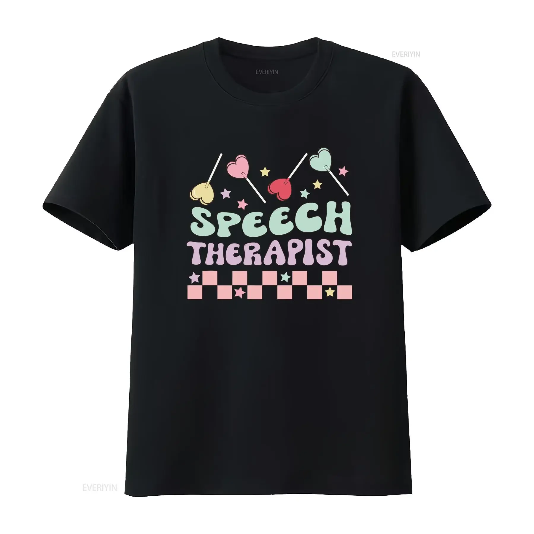 Speech Therapist Valentine's Day T Shirt SLP Language PathologisT Pathology Retro SLPA vintage Washed Breathable Stretched