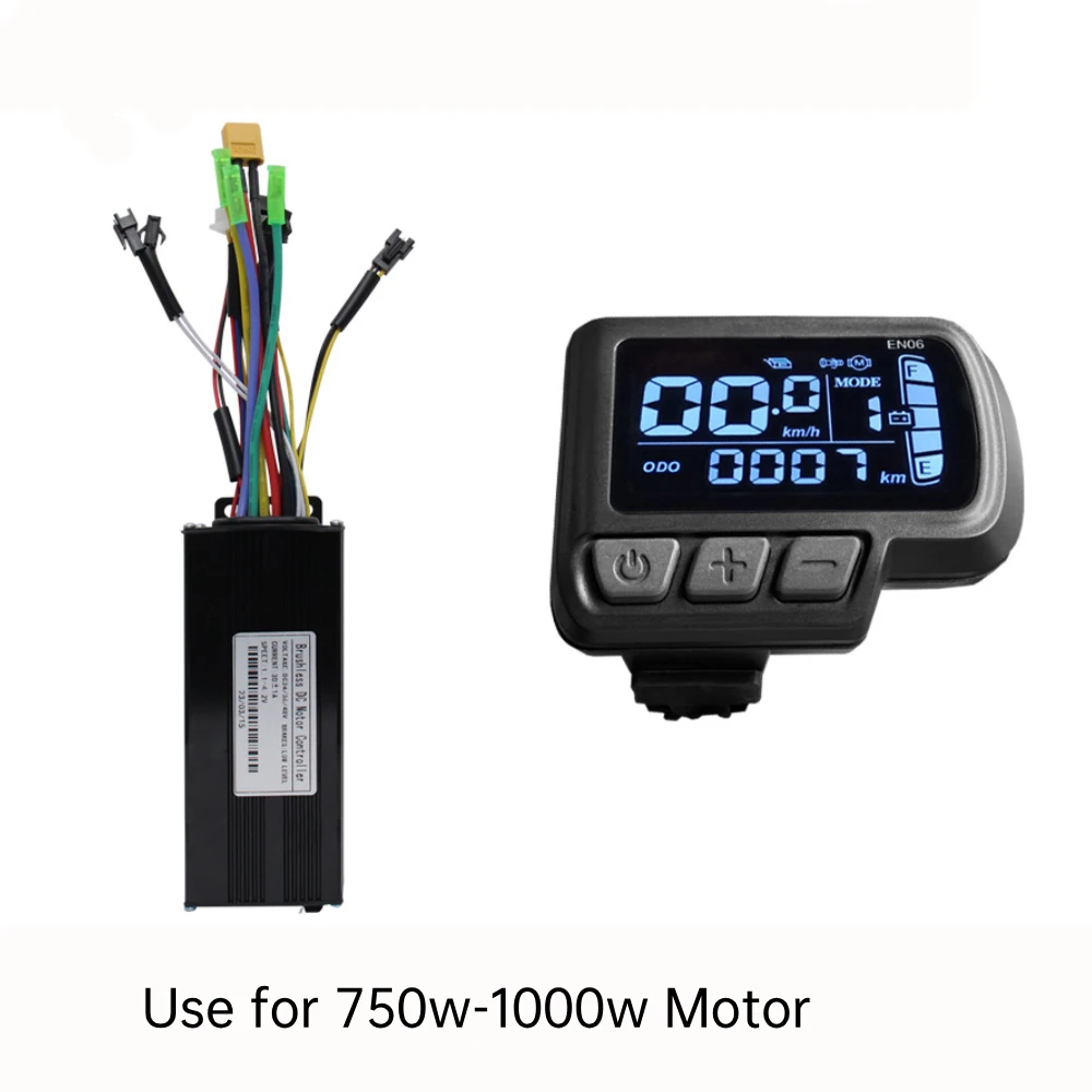 

36V 48V 750W 1000W Electric Bicycle LCD Display Brushless Motor Controller Voltmeter Speed Indicator For Assist Ebike Scooter