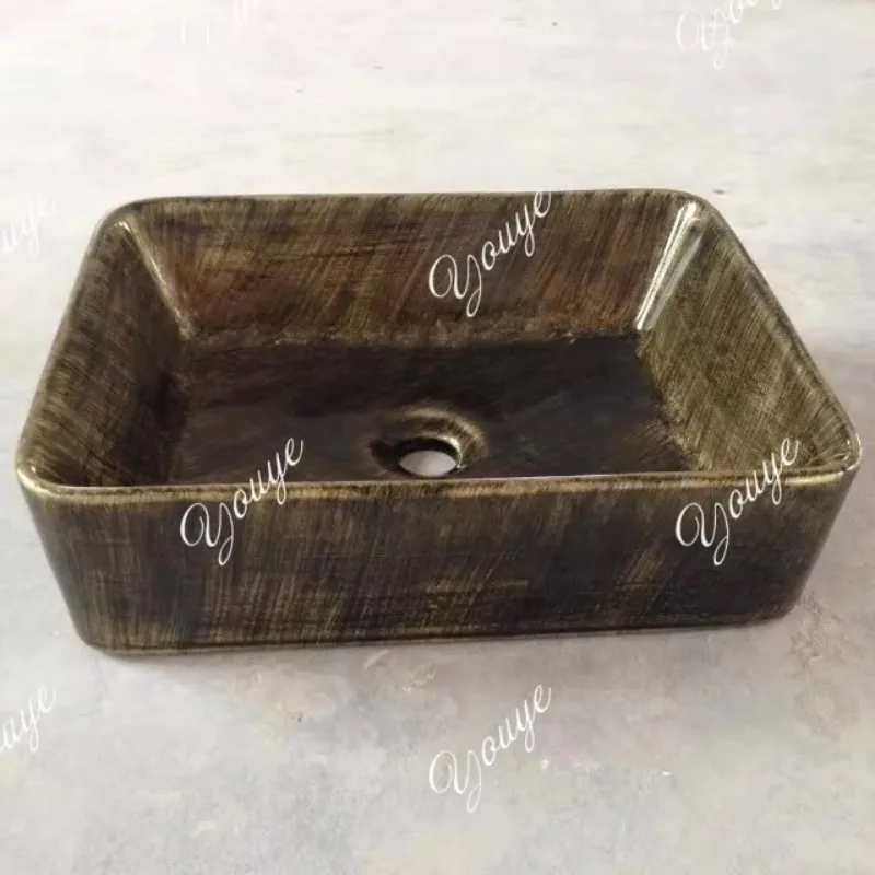 Boutique Art, High-end Wood Grain Marble Grain Table Art Basin, Face Wash Basin, Basin Designer High-end Sense X