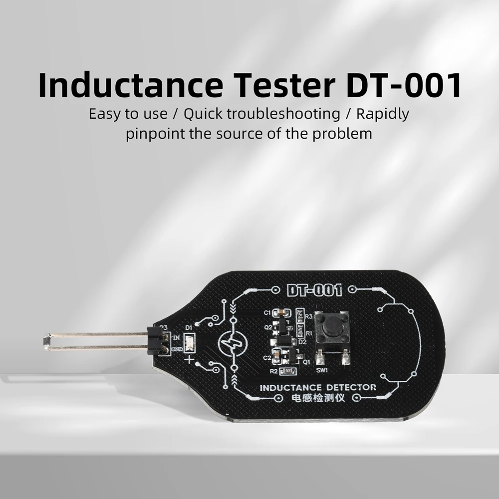  DT-001 Inductance Tester Motherboard Repair Tool Electromagnetic Induction Check Fault Finder for PCB Circuit Board