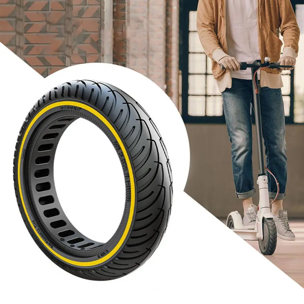 Elastic Scooter Tire Durable Non-slip Honeycomb Electric Scooter Wheel Replacement for Xiao Mi Front Rear Wear Resistant Tire