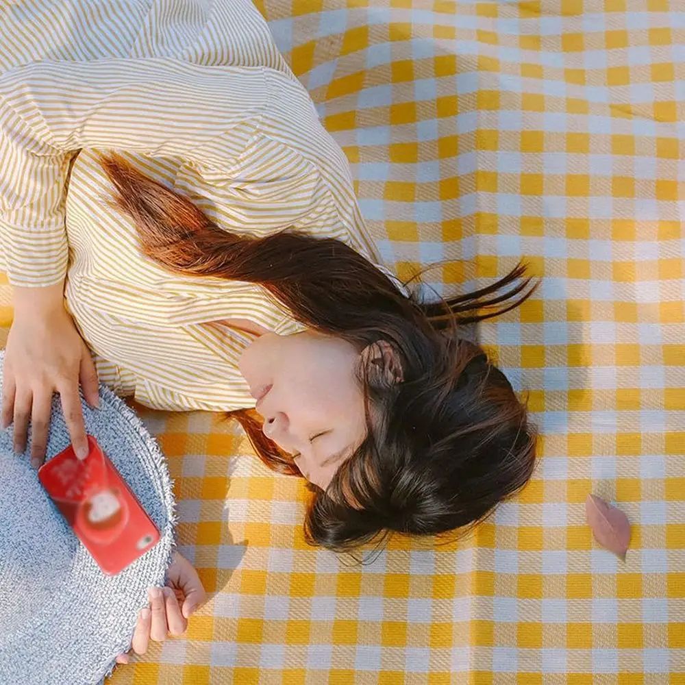 Stranddecken, Picknick-Matte, Camping, Wandern, Outdoor, tragbare Stranddecke, faltbare Campingmatte, dickes wasserdichtes Rasentuch, Camping