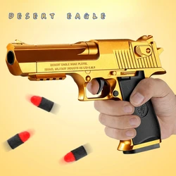 Shell Ejecting Pistol Toy Gun Educational Toy Airsoft Foam Soft Bullet Blaster Children Birthday Giftfor Kids Boys Adults