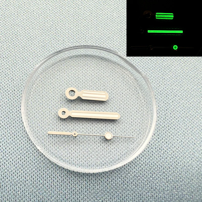 NH36 NH35 4R35 4R36 7Sムーブメント SKX007 SKX009 SRPD対応 グリーン夜光ポインター付き モッドハイトニングウォッチハンドキット