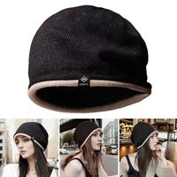 Fashion Thickened Winter Hats Keep Warm Ear Protection Knitted Hat Outdoor Cute Beanie Caps for Men Women