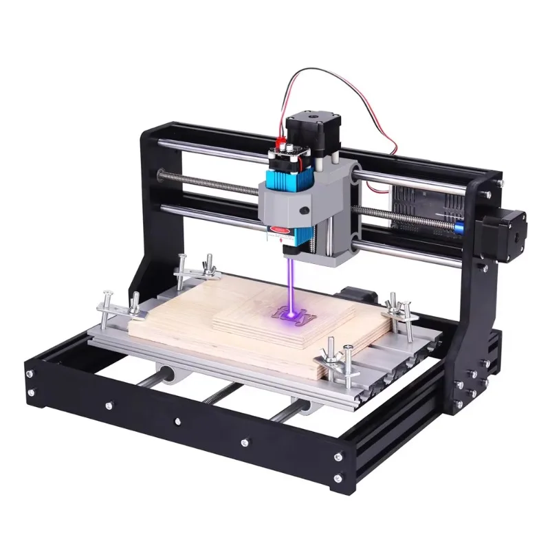 3018 PRO 300x180mm Desktop CNC Router Laser Engraver 1W-20W GRBL Control 3 Axis Wood Metal PCB Milling Cutting Machine