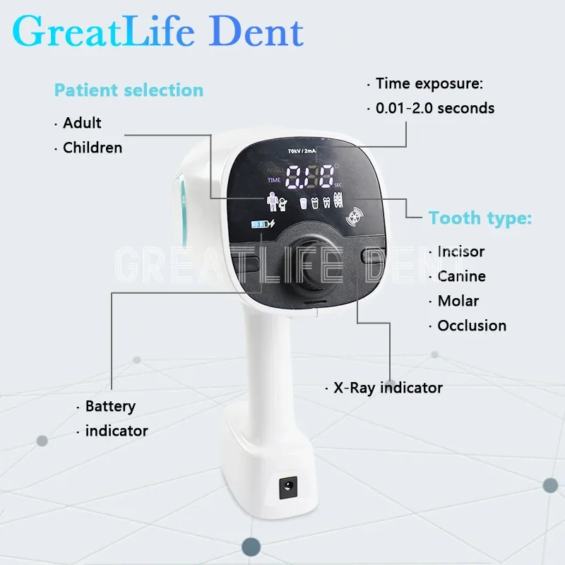 Greatlife-Cámara de rayos X Dental portátil, dispositivo Hyperlight Original, Nanopix Ali Rvg, imagen de Sensor, máquina de rayos X, México, RU, UE, Stock