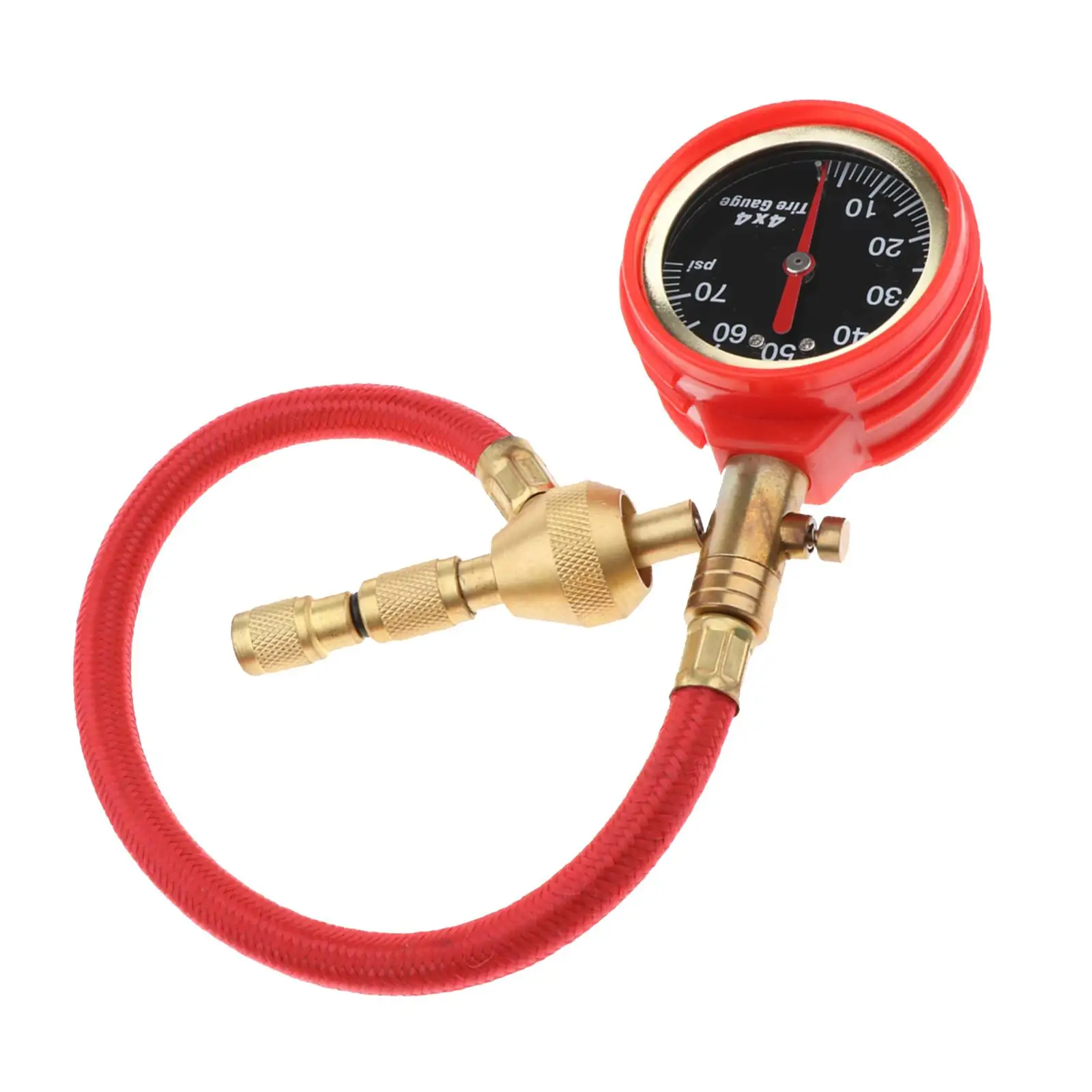 Tire Deflator Pressure Gauge,Rapid Heavy Duty Tyre Air Deflators Gauge Tool for Auto, Motorcycle and - 70 PSI