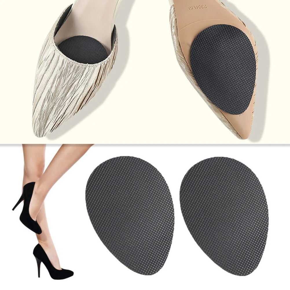 

5 Pairs Anti Slip Rubber Pads Non Slip Sole Protectors for High Heels Sandals Boots Ladies Shoes Men Shoes Strong Adhesive Sole