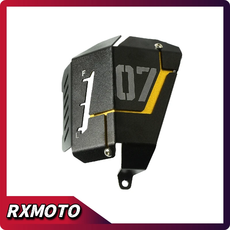 Radiator Guard Coolant Recovery Tank Shield Cover For Yamaha MT-07 MT07 FZ07 2014 - 2019 2020 2021 2022 2023 2024 2025 2026 2027
