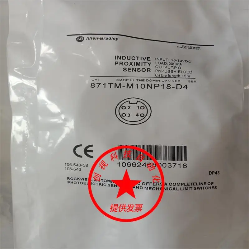 Rockwell Proximity Switch 871Tm-M10np18-D4 871Tm-M10nn18-D4 Sensor