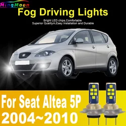 2x H7 Led Light Canbus Bulb Car Headlight High Power Car Fog Diode Moto Driving Running Lamp 12V 55W For Seat Altea 5P 2004~2010