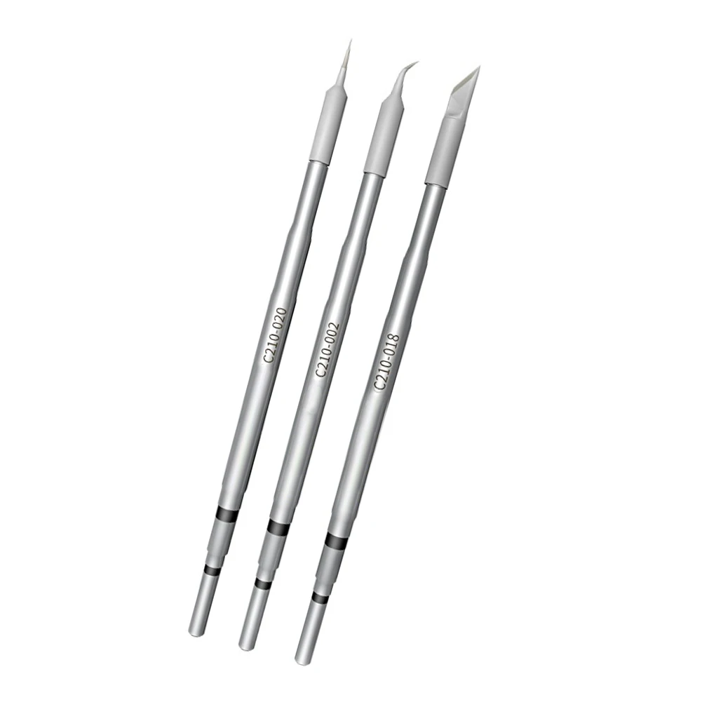Compatible for Soldering Station Tips Instrument Part Soldering Iron Head Even Heat Distribution Multi-layer Electroplating
