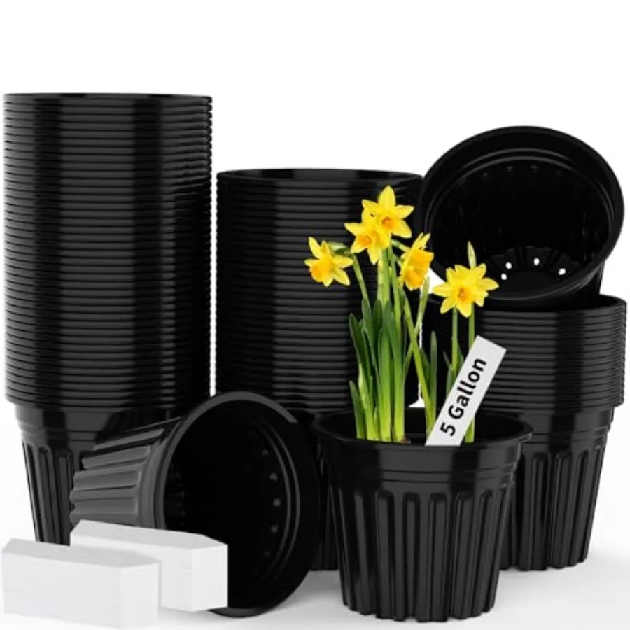 

Pcs Plants Nursery Pot with Plant Labels Plastic Seed Starting Pots with Drainage Hole for Seedlings Cuttings Transplanting