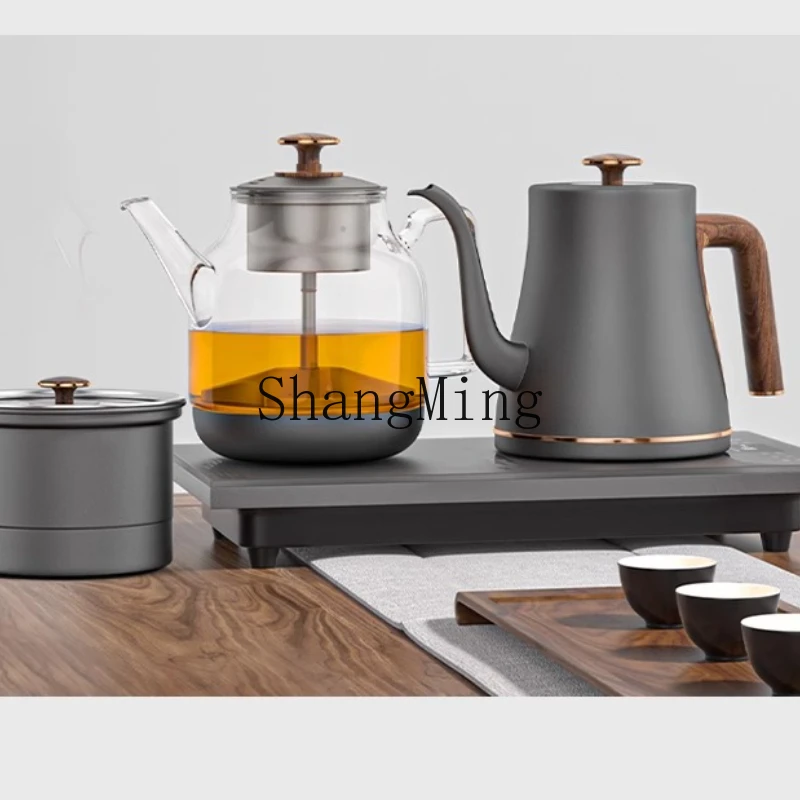 

SM automatic water supply electric kettle pumping tea set tea table all-in-one machine household