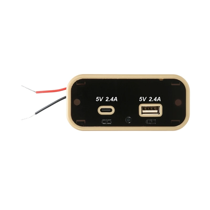 High-Performance Dual Usb Socket Usb + Pd Opladen Voor Vrachtwagen Boten 12-24V