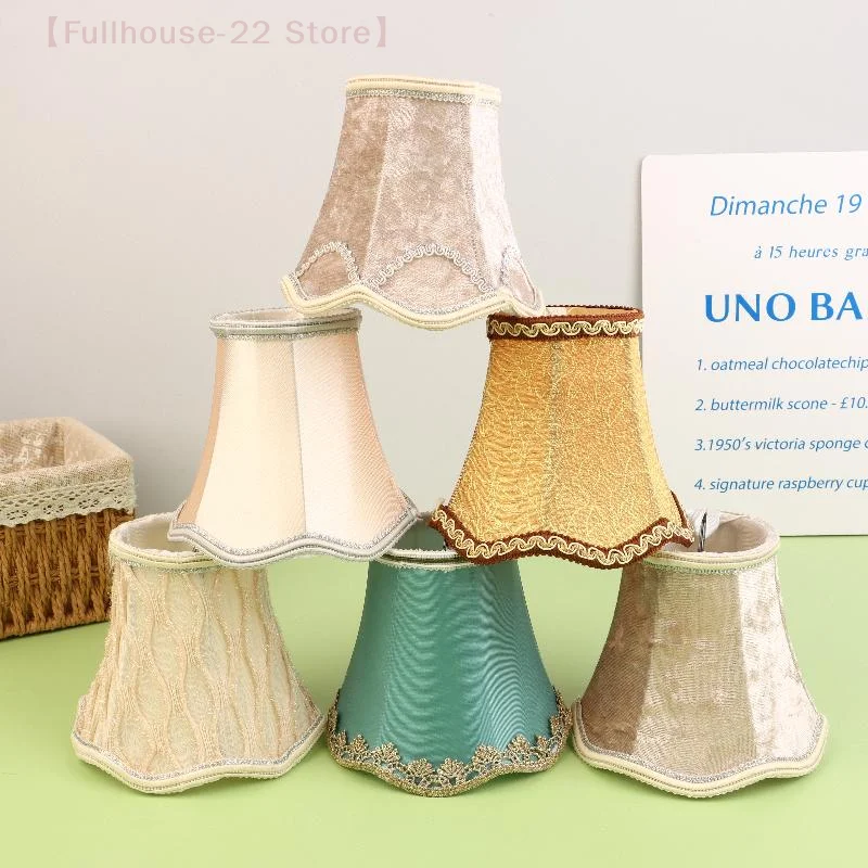 

【MAX-22】1 Piece Home Lighting Accessories Fabric Lampshade Simple Chandelier Lampshade Shell Cover DIY Decoration