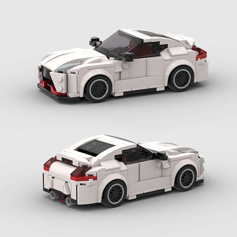 MOC 370Z Brick Technical Car Speed Champion Racer Building Block Sports Supercar Creative Garage Vehicle Technique Kids Toys Boy