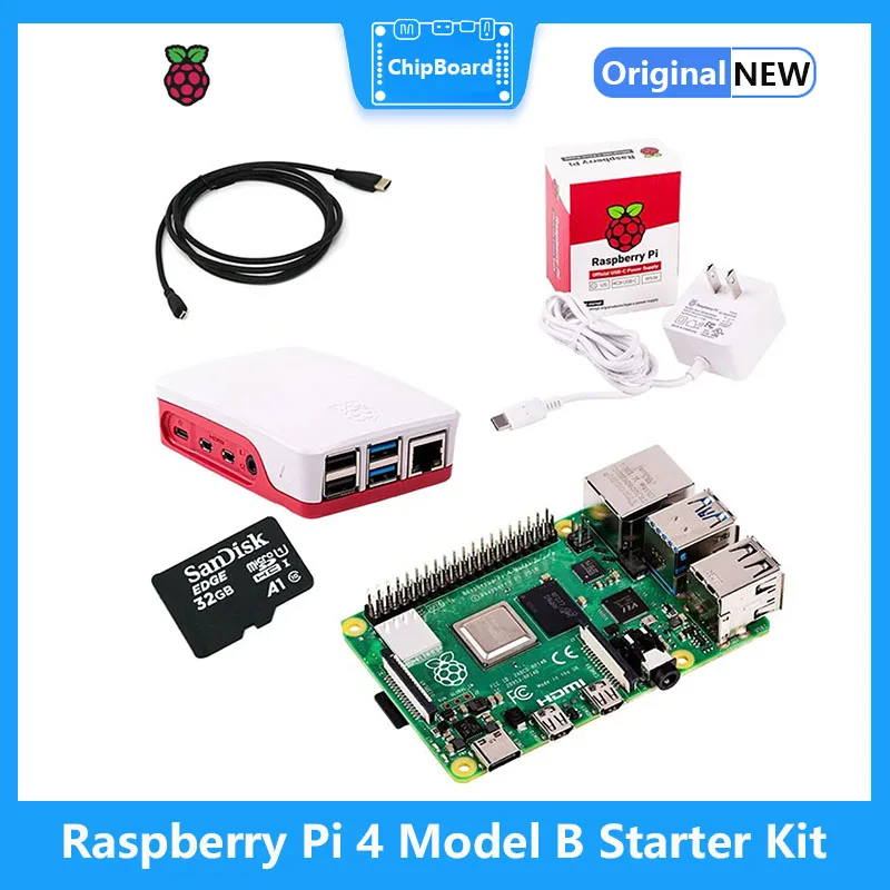 

Raspberry Pi 4 Model B Starter Kit