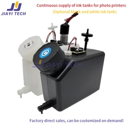 1.8L Continuous Ink Supply System Ciss Ink Tank Kit Ink Cartridge with Float Stirring Motor for Allwin Eco-solvent UV Printer