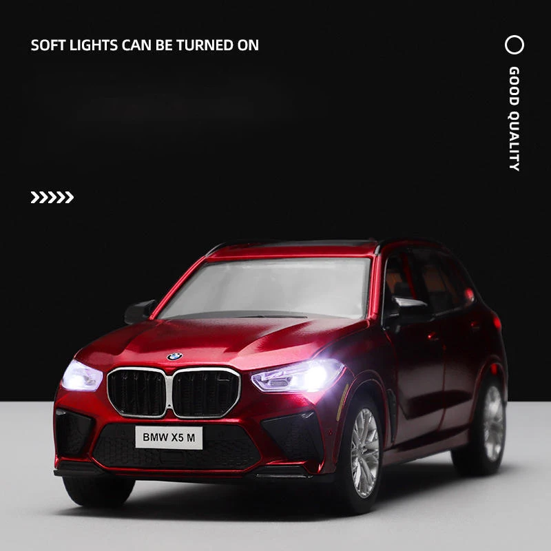 Caipo 1:32 BMW X5M SUV Legierung Auto Gießt Druck & Spielzeug Fahrzeuge Auto Modell Sound und licht zurückziehen Auto Spielzeug für Kinder Geschenke