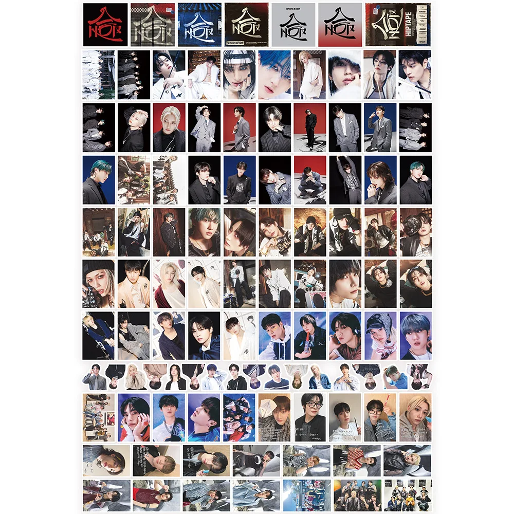 106 pçs kpop hop álbum fitas de fotos adesivo ficar merch han em kpop acessórios decorativos scrapbooking