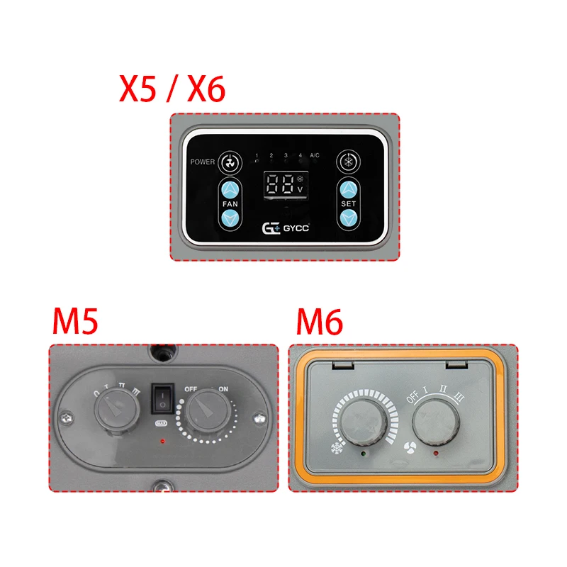 Universal 12V/24V Wall-Mounted A/C Evaporator Assembly Unit for Bus Heavy Duty Truck Van Excavator Tractor Air Conditioning