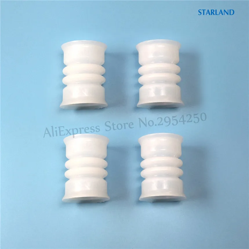 4Pcs White Seal Rings Silicone Pipes Spare Parts Elastic Sealing Tube Soft Serve Ice Cream Machine Accessoriy Replacement