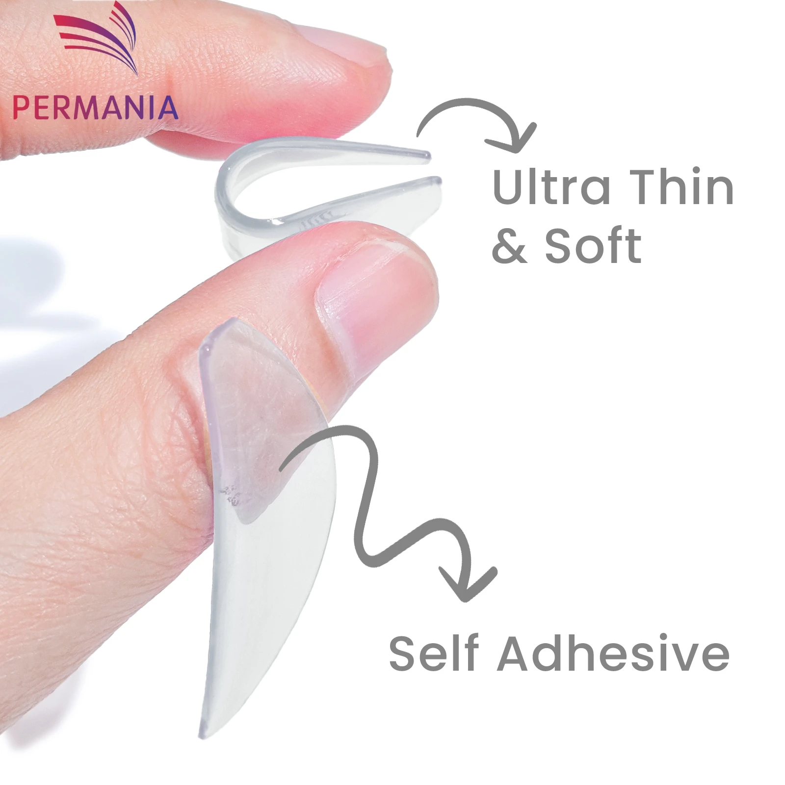 PERMANIA 1 Pair Lash Softening Pads Silicone Eyelash Perm Pads Lashes Rods Shield Lifting Eyelash Accessories Makeup Tools