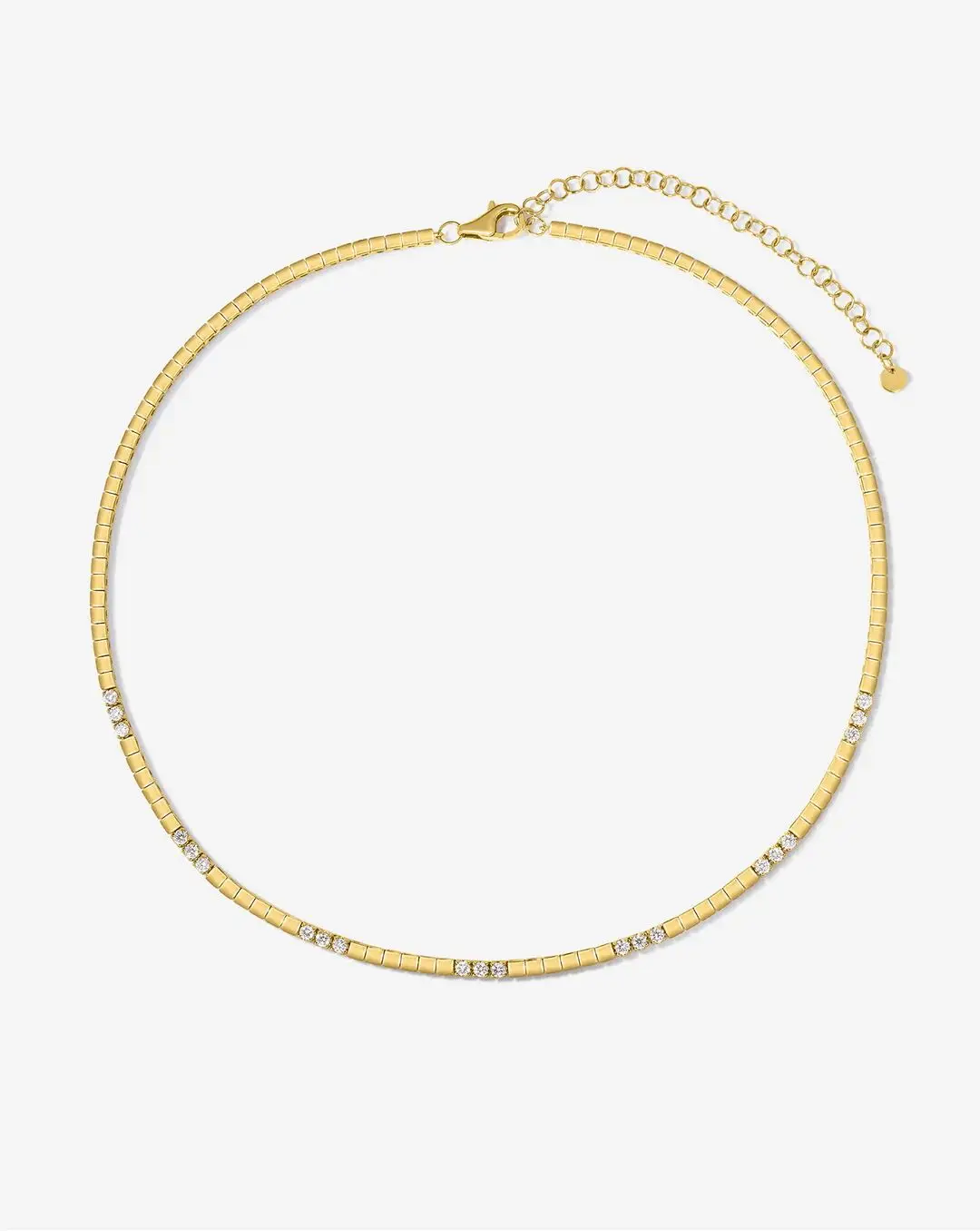 2025 Gold Plating Geometric Higt Polish 5A Cubic Zirconia Mix Sparking Tennis Chain Necklace Bracelet For Women Fashion Jewelry