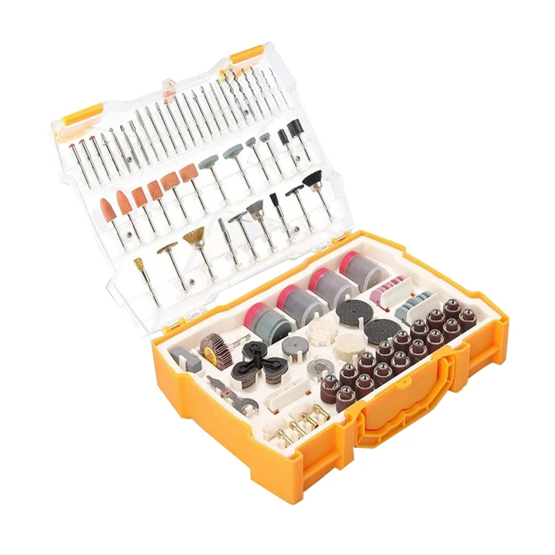 

Electric Grinding Tool Accessories Kit, 302 Pcs Universal Bits For Easy Cutting Sanding Grinding Sharpening Carving