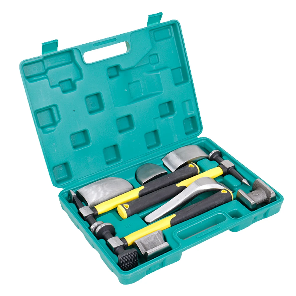 

7 Pcs Sheet Metal Hammer Set Tool for Auto Car Body Dent Repair Hammer Wholesale High Quality