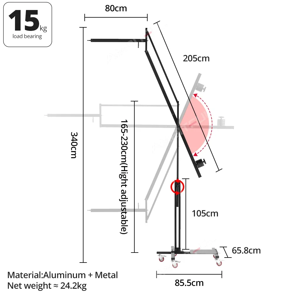 PHJ200 Balance Frame Photography Light Frame Large Load-bearing Boom Frame Professional Shooting Equipment Accessories