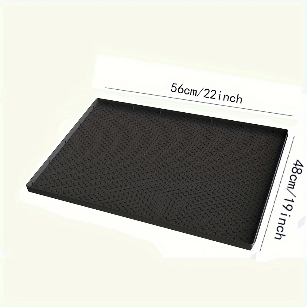 Customizable Water Basin Underlay - Waterproof Kitchen Cabinet Underlay - Flexible Silicone Water Basin