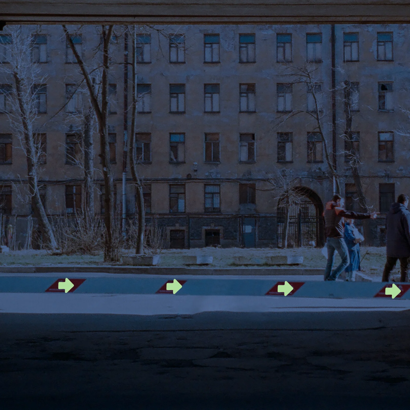 100 stks Nachtwaarschuwing Tape Glow In The Dark Fluorescerende Marker Voor Bouw Landmeetkunde Gazon Kabel Pijp Identificatie Party