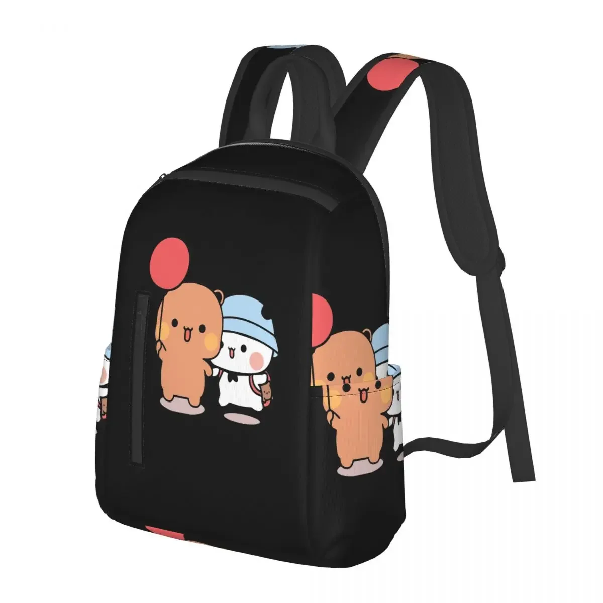 Bear And Panda Bubu Dudu Balloon Student Backpack School Bag Hiking Travel Daypack for Boys Girls Bookbag Shoulder Bags