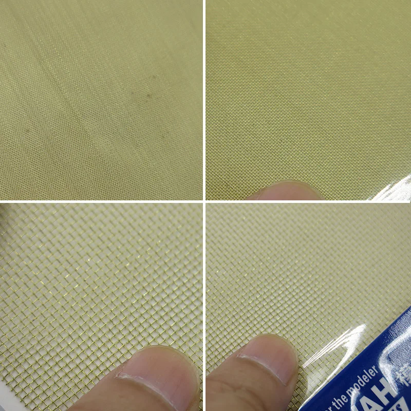 Brass wire mesh For model modification 90*150mm Multiple sizes