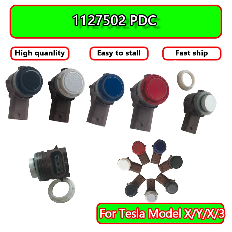 

1127502 Car PDC Parking Assist Sensor For Tesla 3 Model Y Model X Model S Bumper Reversing Radar High Quality Bumper Tesla